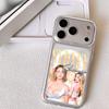 Fashion S-Sydney Sweeney Phone Case For iPhone 17 16 15 14 13 12 Pro Max Plus With Magnetic Crystal Clear Case Wireless Charge