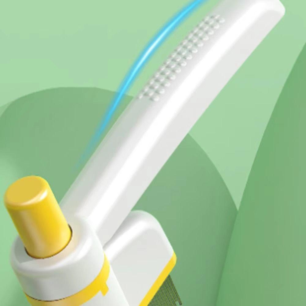Flat Pin Comb Pet Hair Removal Comb 360-Degree Rotating Head Dog Hair Remover  Knot Removal