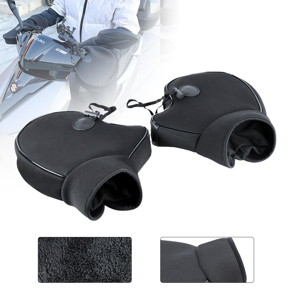 Schutz-Elektroroller Dicke Warme Lenkergriffe Lenkerstulpen Regenfeste ATV Motorradhandschuhe Guante Moto Winterhandschuhe