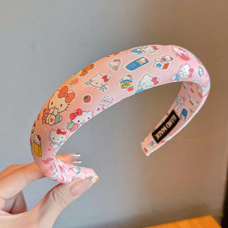 2024 Korean Green Headband & Hairpin for Girls - Trendy Douyin Style High-Value Headdress for Kids