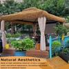 Thatched House Tiles Imitation DIY Roof Carpet Fake Straw Simulation Grass Decorative for Garden To Weave Duck Blind Lifelike