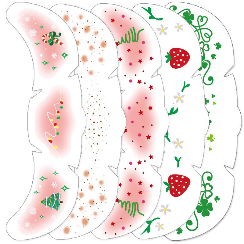Christmas Face Stickers, Temporary Face Stickers, Freckle Tattoo Stickers, Waterproof, Makeup Stickers, Christmas  Tattoos,Party Decorations