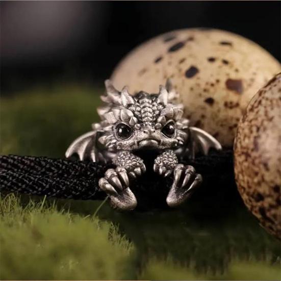 Dragon Bracelet Twisted Rope Retro Chinese Style Polished Alloy Lightweight Hip-Hop Wrist Accessory Unisex Bangle Jewelry