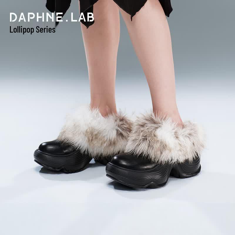 DAPHNE LAB Women s Platform Snow Boots 36 чёрный