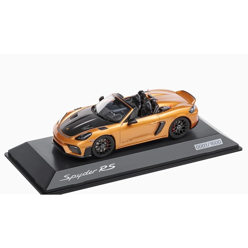 

дилерская модель 1/43 порше 718 (+982) spider RS 2024 золотой металлик Spyder мини-автомобиль [продукт]