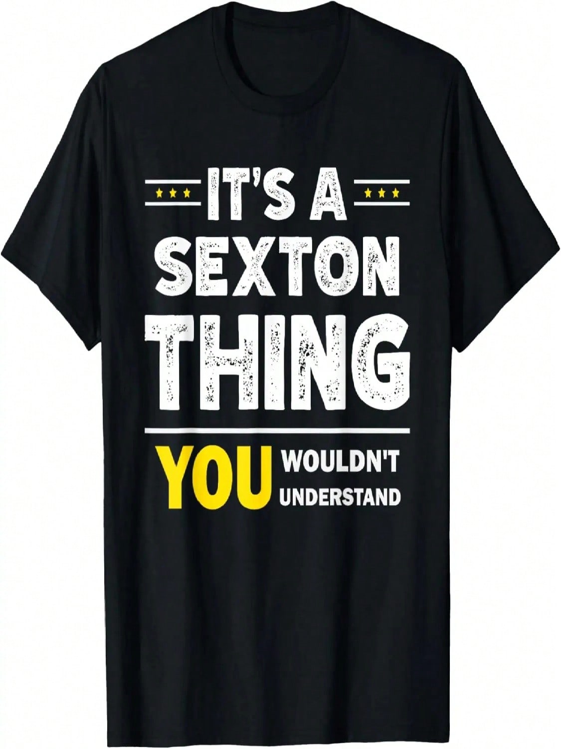Это Sexton-штука, ты не поймешь Футболка с фамилией S