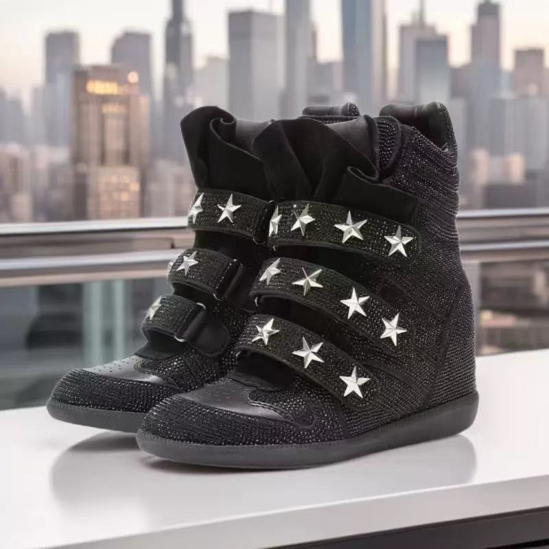 Magical Adhesive Height-Increasing Women’s High-Top Shoes