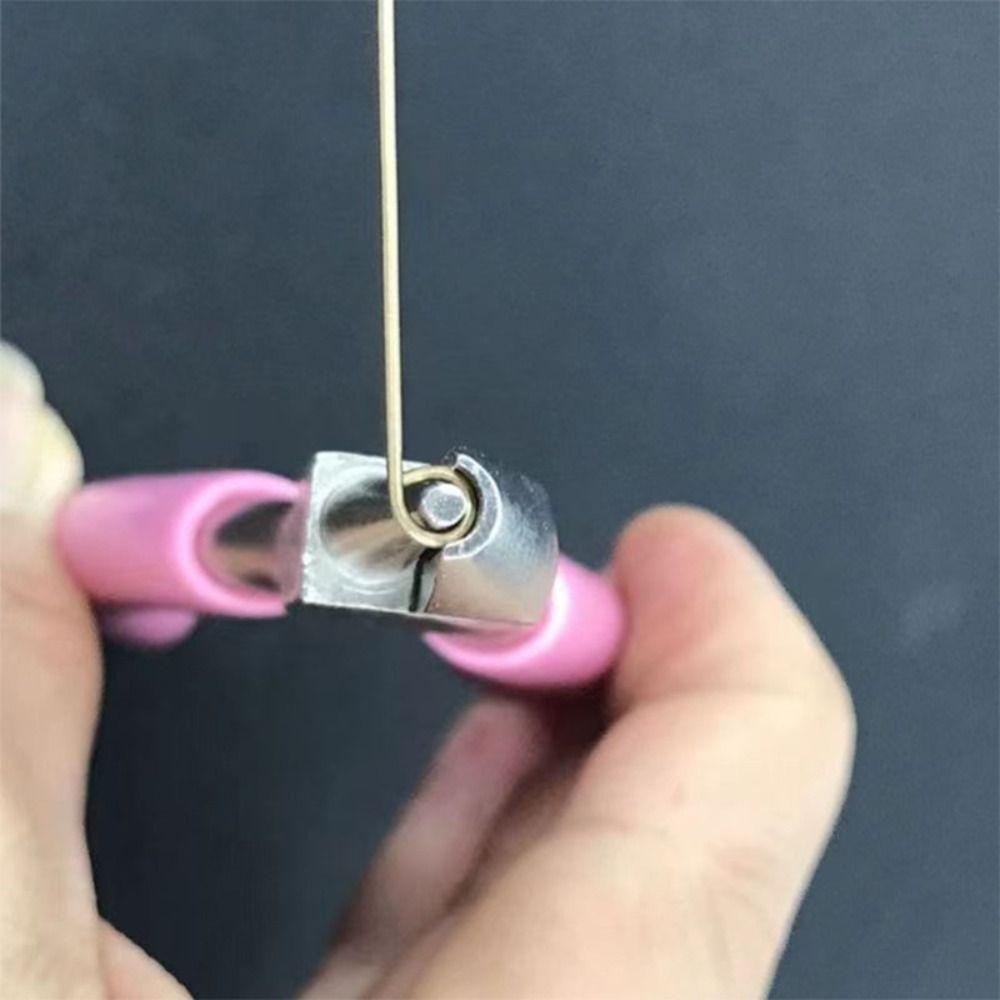 Mini Round Concave Pliers Portable Precision Jewelry Pliers Wire Looping Pliers Jewelry Making