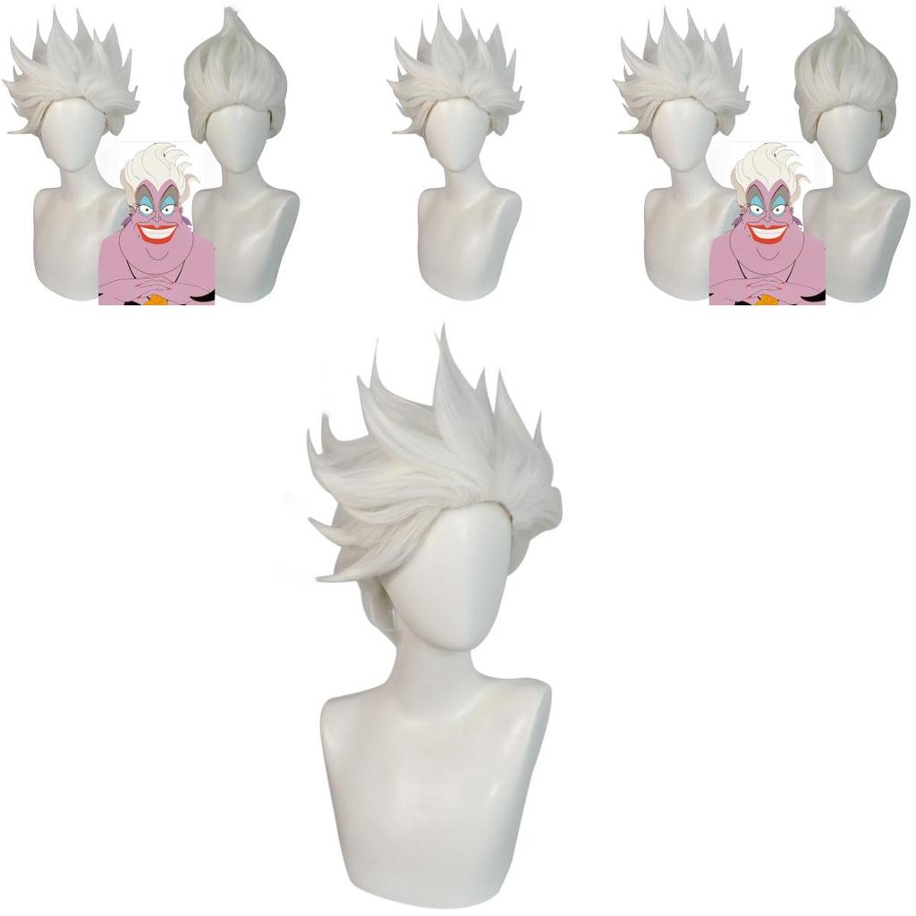 The Little Mermaid Ursula Cosplay Wig From Hightemperature Silk For Anime And Costume Role Play