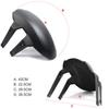 Black PVC Motorcycle Rear Wheel Cover Fender Splash Guard Mudguard with Bracket