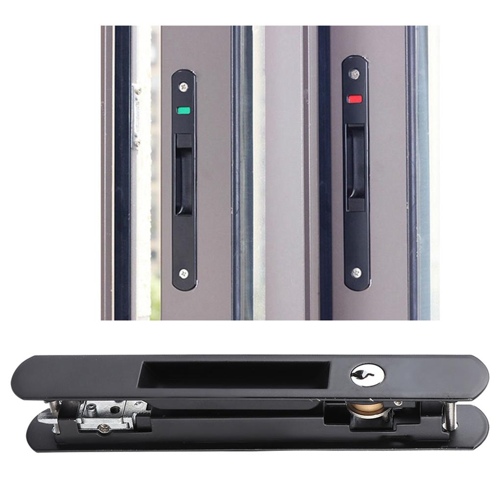Household Supplies Lock Catch Sliding Door Window Hook Lock Modern Mobile Door Single Double Sided Lock Catch for Home Door Lock