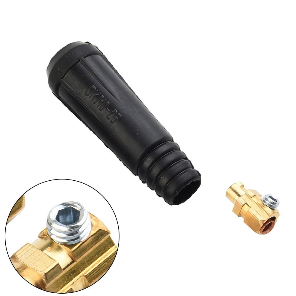 

200Amp Connector-Plug 2pcs/set Black TIG Brand New