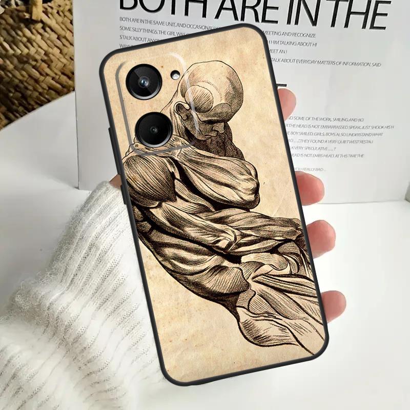 Human Anatomy For Realme GT7 Pro GT6 C75 C61 C67 C63 C71 C55 C51 C65 C53 10 11 12 13 14 15 Pro Plus Case