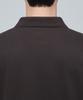 Musinsa Standard Slit Neck Pique Polo Shirt [Dark Brown]