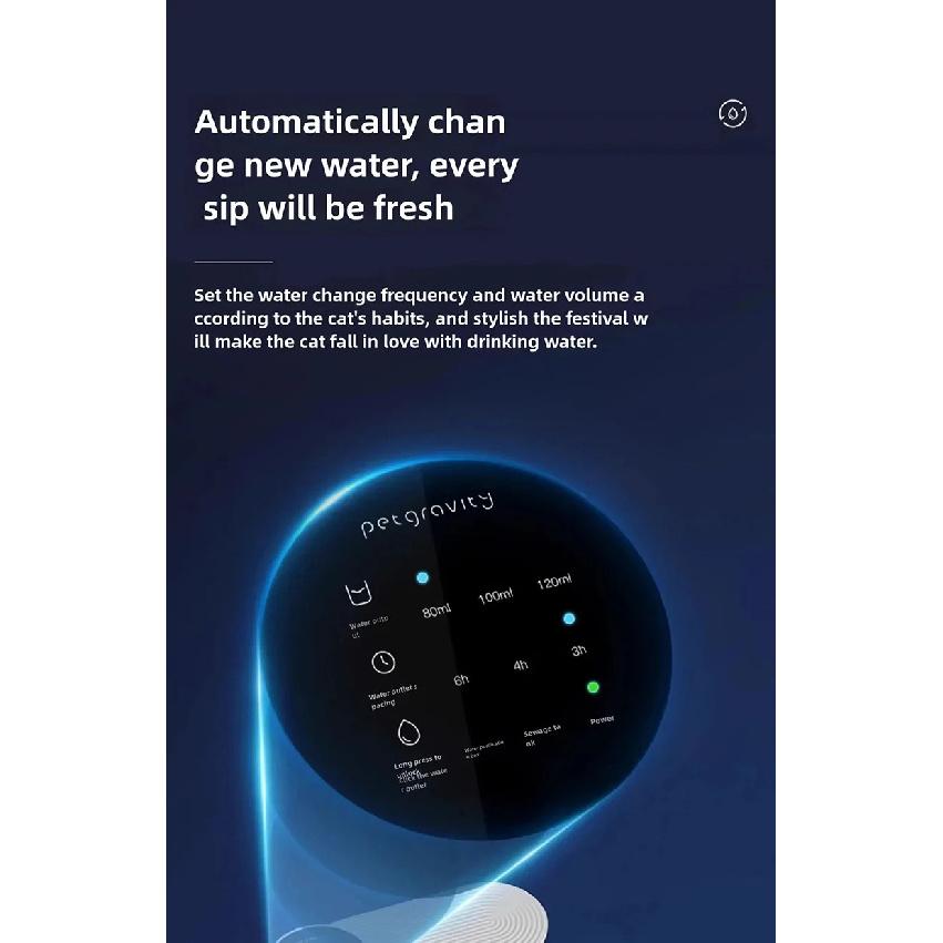 The New Smart Tipping Pet Water Dispenser Is A Rechargeable Automatic Water Dispenser Suitable For Both Cats And Dogs