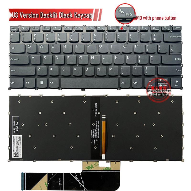 Compatible Keyboard for Lenovo Yoga 14sARE 2020 and Slim 7 14ITL05 2022 Models