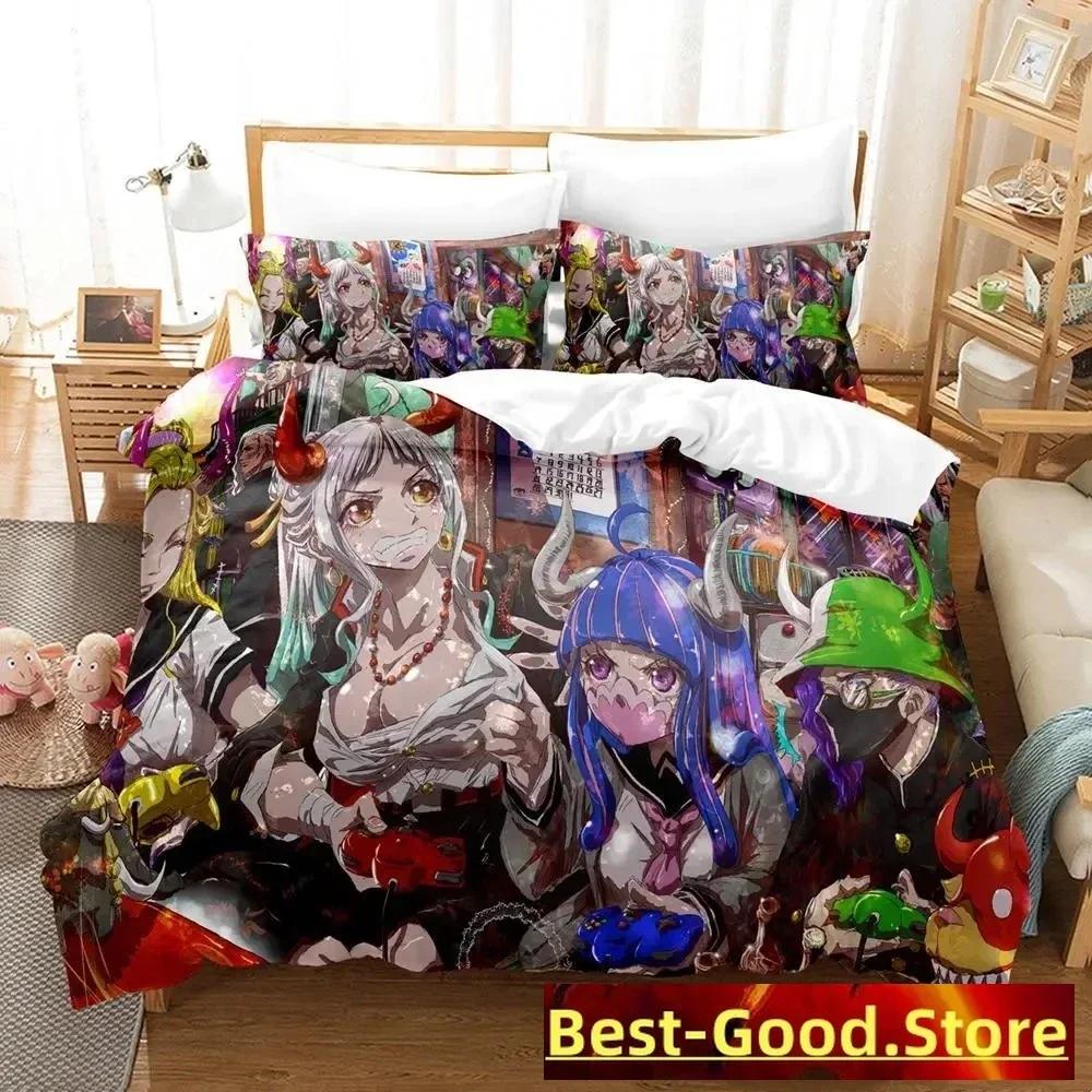 Ulti Anime Bedding Set Cartoon Anime Three-piece Set Adult Kid Bedroom Duvetcover Sets 3D Kawaii Girls Parure De Lit 2 Personnes