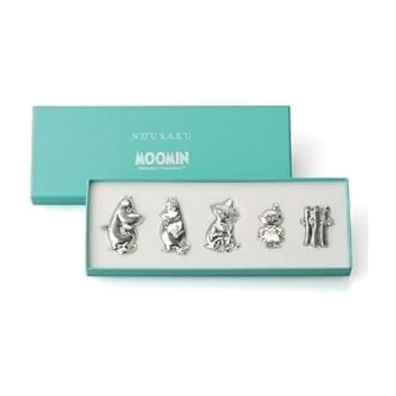 Nousaku Moomin Series - Chopstick Rests Moomin & Friends (5 Types) 100% Tin - Moomin, Snork Maiden, Snufkin, Little My, The Hattifatteners - Tin,
