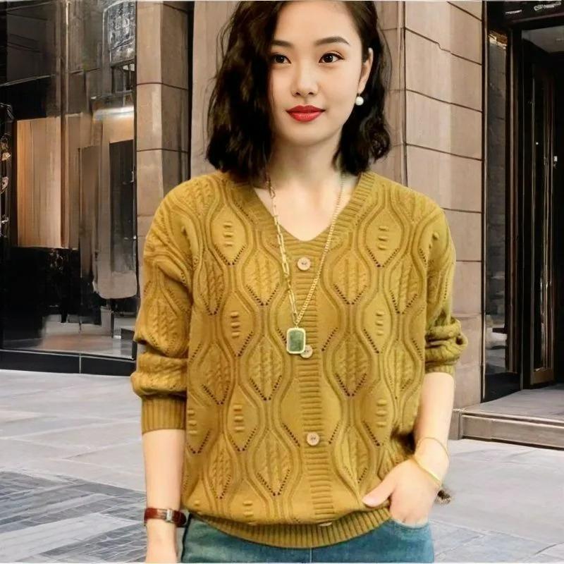 Plus Size Mint Mambo Men's Thin Knit Sweater Outer Wear Thin Sweater Women's Clearance