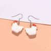 Cute Cartoon Chick Earrings , Resin Animal Drop Earrings , Novelty Funny Chick Earrings for Women , Simple Style