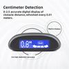 Car Auto Parking LED Parking Radar With 4 Parking Sensors Backup Car Parking Radar Monitor Detector System Backlight Display