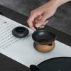 Wanqiantang Autumn Mountain Kiln Glaze Ceramic Tea Set