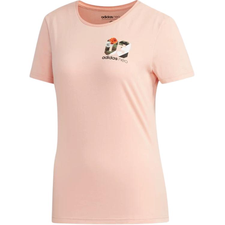 Adidas Neo T Shirt Women s Pink FL4421 160/84A/S