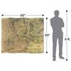 Lord Of The Rings Map of Middle Earth Silky Supersoft Blanket