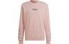 adidas Originals Sweatshirts Men's Pink Crew Neck Moderate Regular HF4905