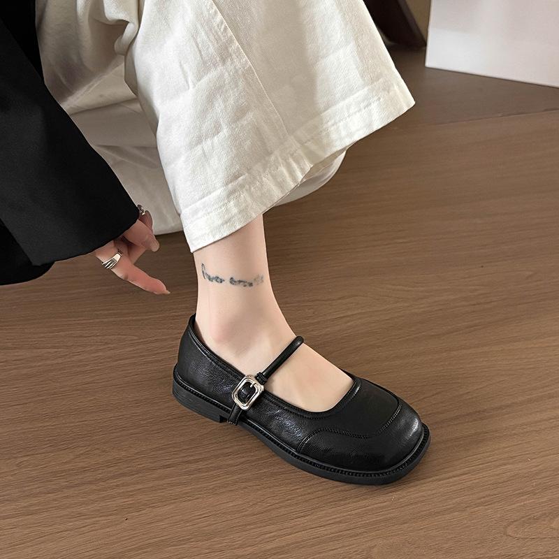 Zhike~ Premium soft-soled single shoes 2025 new spring and summer temperament women's shoes flat-soled small fragrant Mary Jane shoes