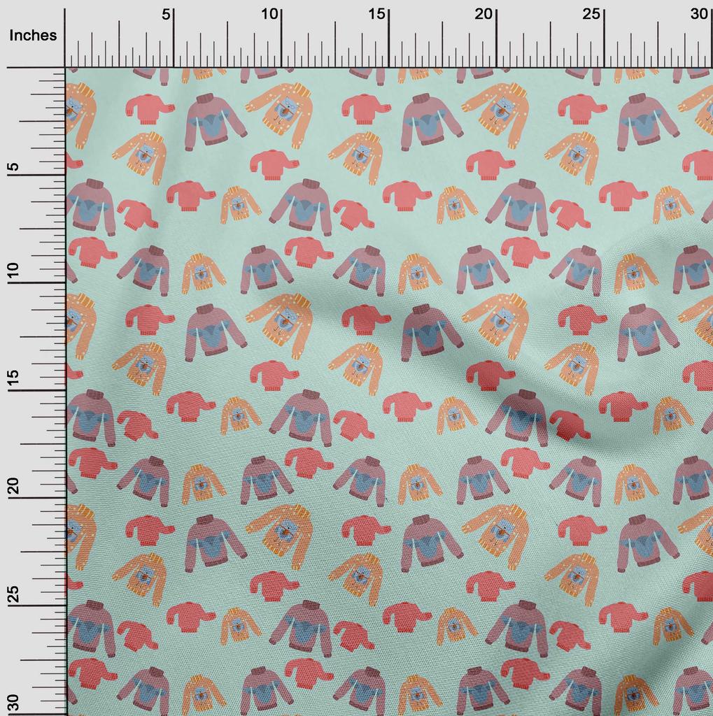 oneOone Cotton Flex Baby Pink Fabric Clothes Kids Sewing Craft Projects Fabric Prints By Yard 40 Inch