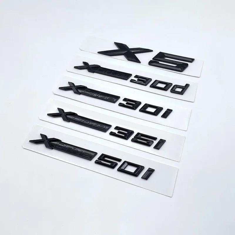 Neue Schriftzug XDrive28i XDrive30i XDrive35i XDrive40i XDrive48i XDrive50i XDrive30d Für BMW X5 Auto Hinten Stamm Emblem Sticke