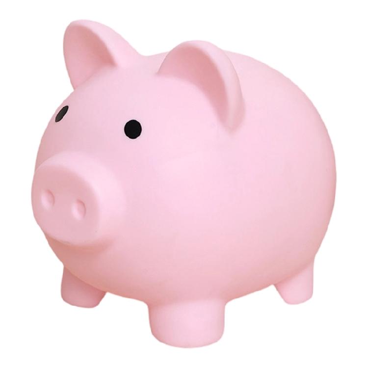 

Kids Colorful Plastic Pig Money Box Piggy Banks Develop Saving Skills Cute Animal Design Coin Saving Jar Home Decors 2 рожевий