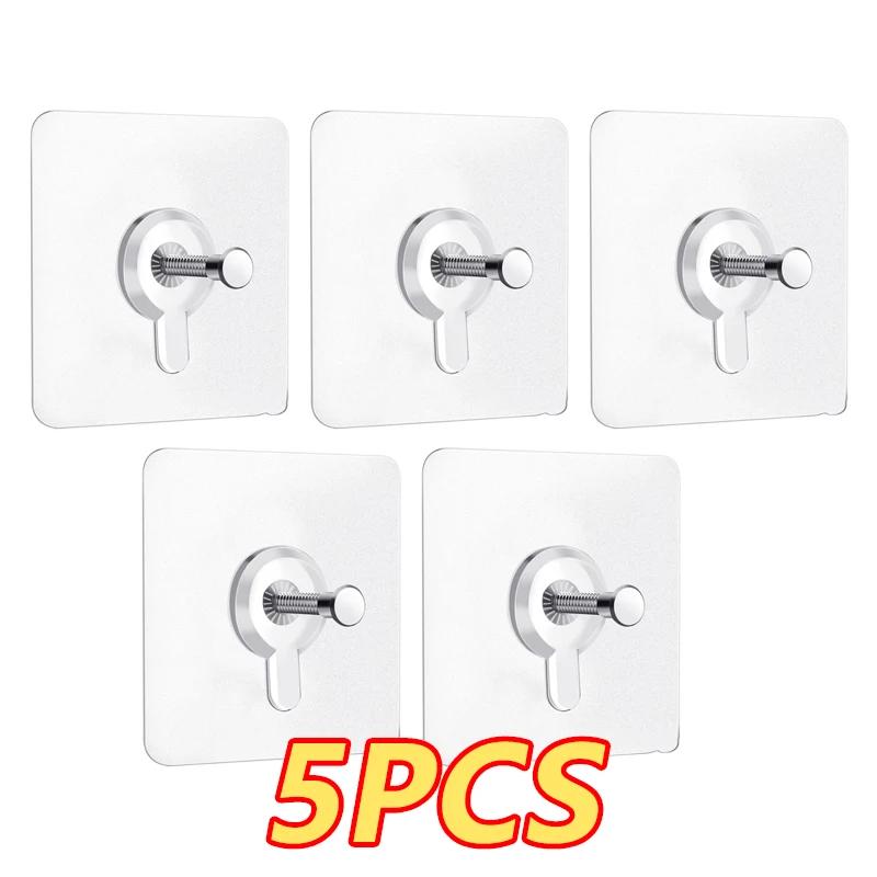 

Самоклеящийся крючок для картины, суперпрочный настенный крючок без прокалывания, держатель для фоторамки без проколов, для ванной комнаты, кухни, для хранения вещей 5PCS