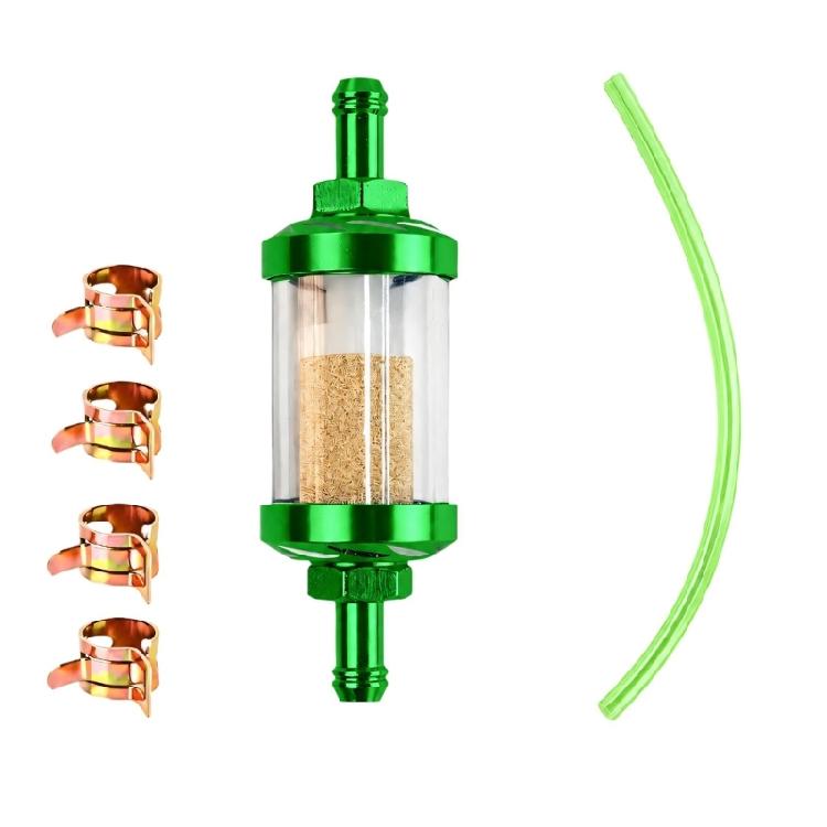 Inline Gas Line Filter and Hose Kit with Filtration Element for Recreational Vehicle Maintenance and Replacement Work