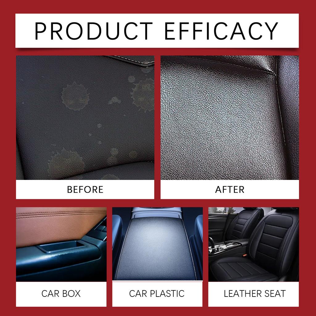 Car Plastic Care Cream, With Sponge Included, Interior Cleaning, Plastic Refurbishment Cream