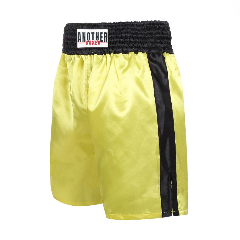 New boxing shorts multi-color optional boxing champion Ali style fighting pants ring competition men and women breathable and lightweight M