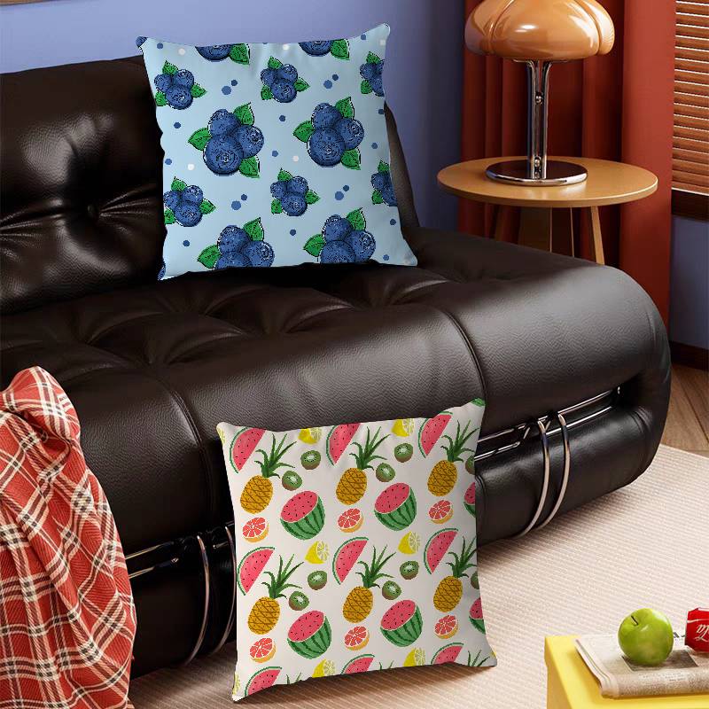 Art Fruit Pillow Gift Home Office Decoration Pillow Bedroom Sofa Car Cushion CoverPillow Case