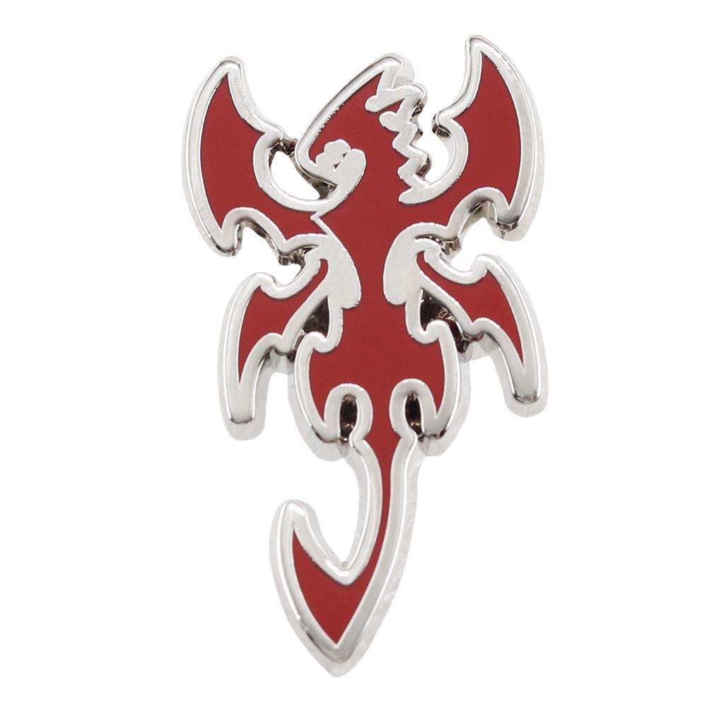 Fairy Tail Natsu Dragneel Red Dragon King Emblem Pin