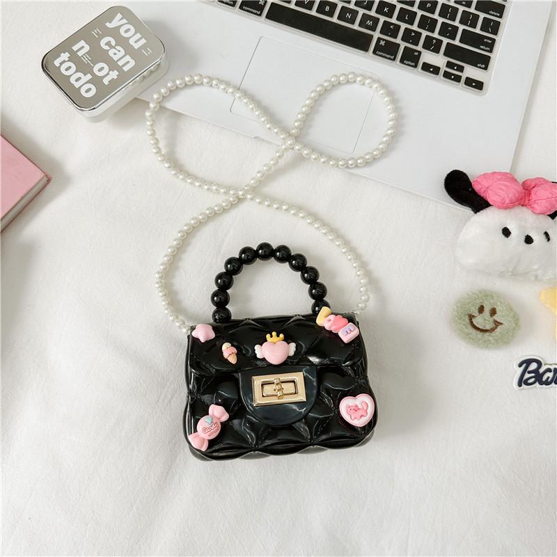 Rabbit Animal Plush Dolls Pearl Shoulder Strap Small Trendy Girl Shoulder Bag