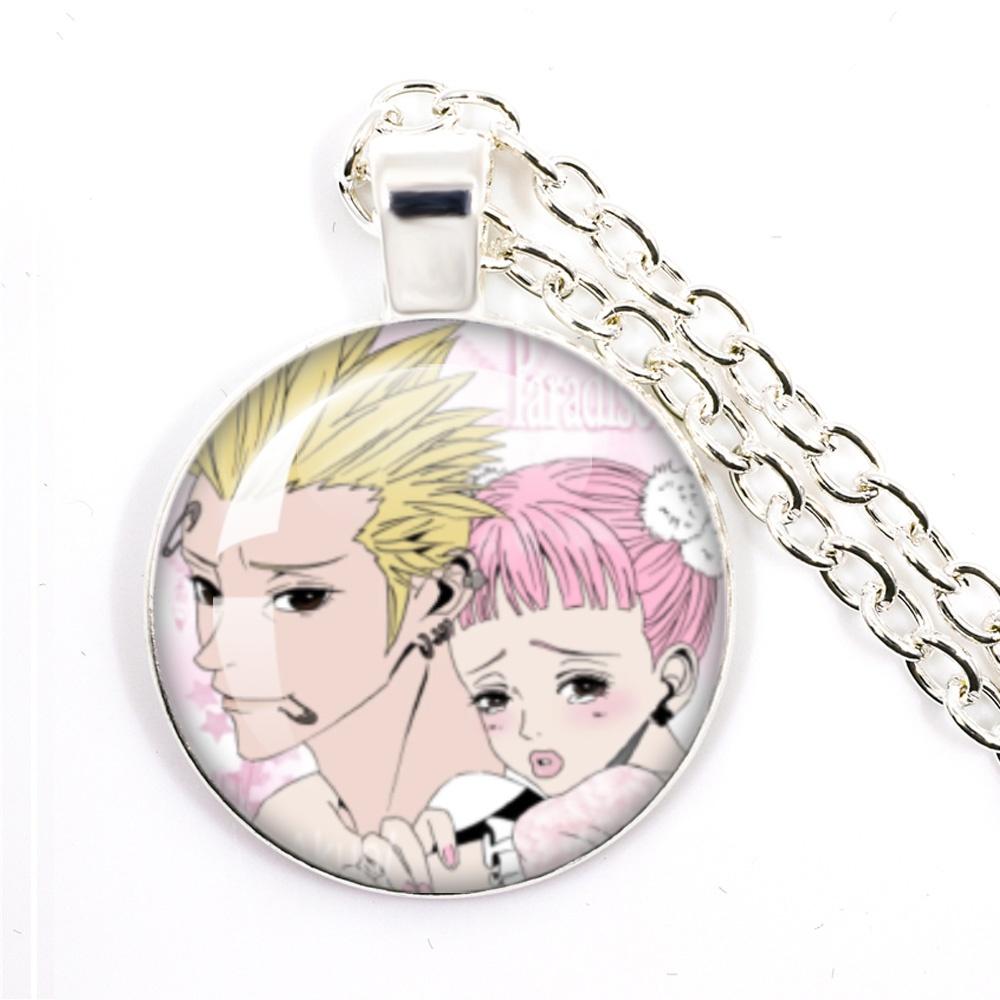 

Anime Paradise Kiss Character Yukari Hayasaka Miwako Sakurada Glass Cabochon Pendant Necklace Charm Jewelry Gift Jewelry