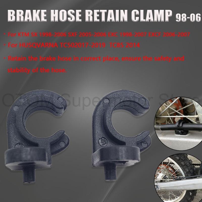 1998-2023 Motorrad Bremsleitung Halteklammer Bremsleitung Halter für KTM SX SXF XC XCF EXC EXCF MXC SMR HUSQVARNA TC 50 85