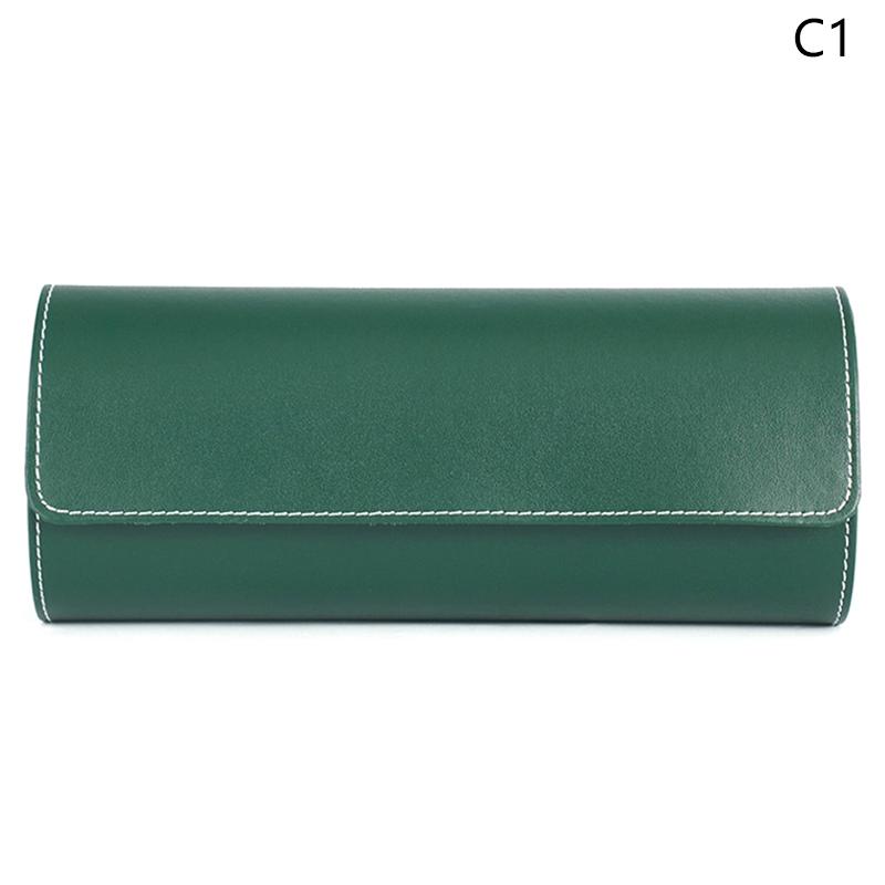 Watch Box 1/2/3 Slots Travel Watches Storage Case Organizer Jewelry Display Case Watch Roll Waterproof Pu Leather Organizer