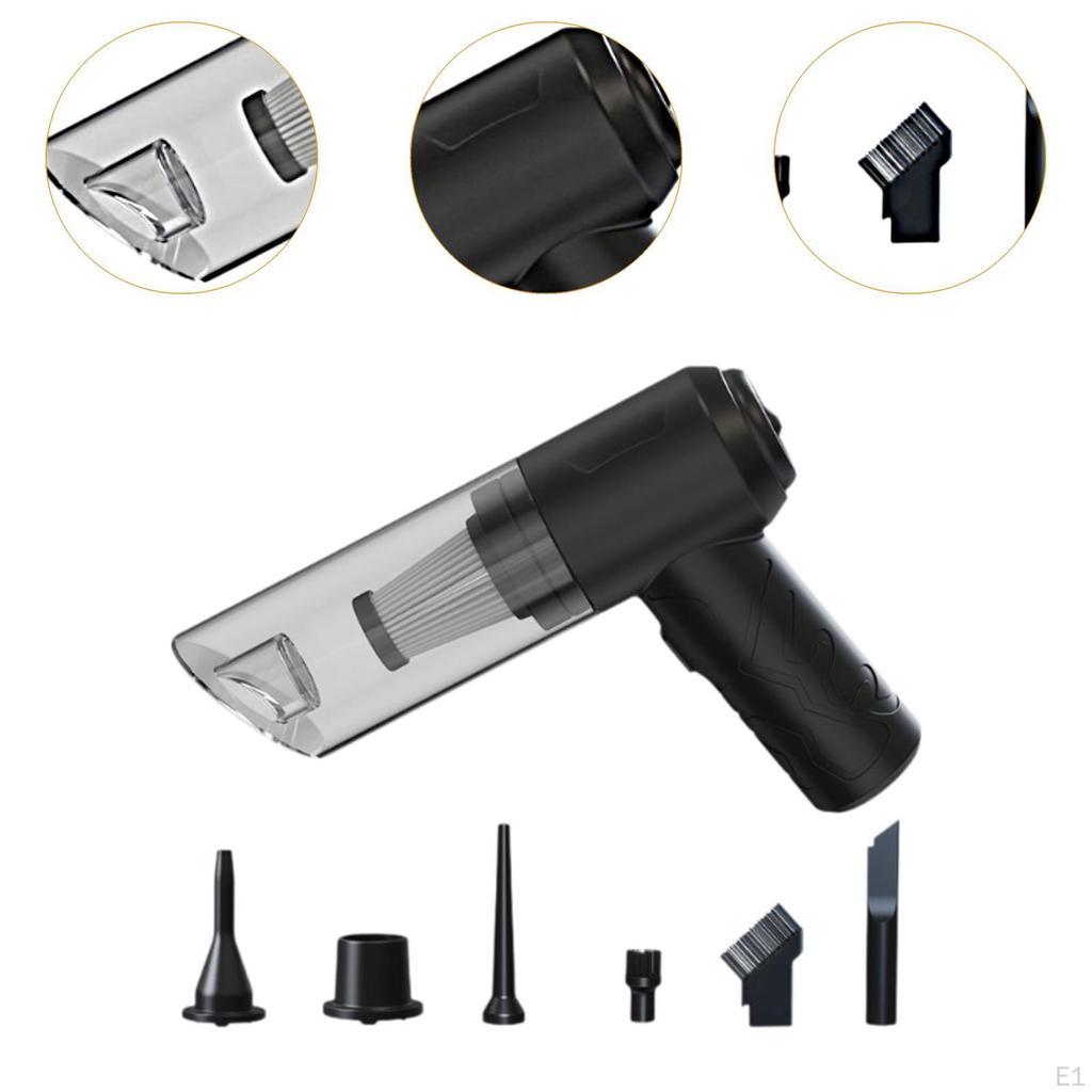 Ruční vysavač do auta foukač multifunkční USB dobíjecí vysoký prachovka