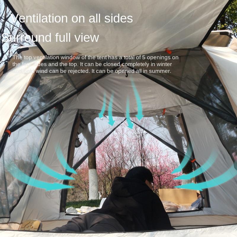 Stan Venkovní automatické přenosné skládání Více než jen rychlé otevření Lidé Kempování Kempování Pláž Čtyři strany Odolné proti dešti