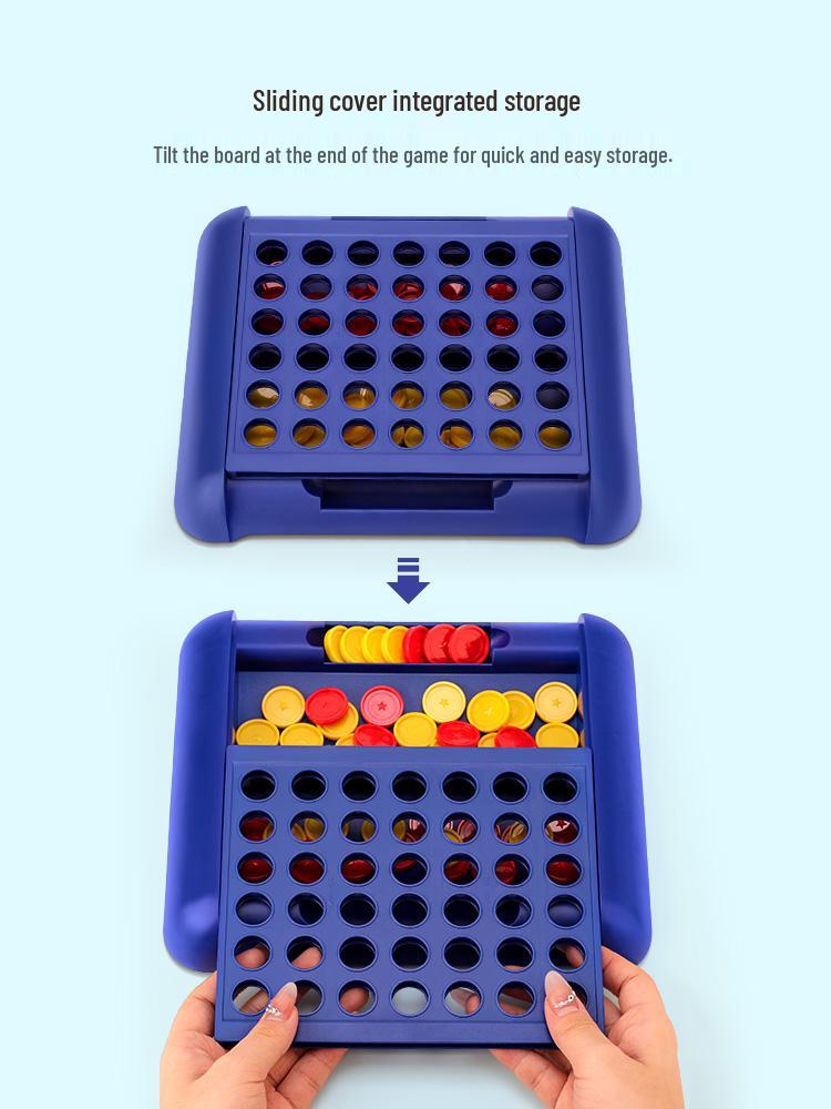 Hobby Space 3D Vertical Four-in-a-Row & Five-in-a-Row Chess-Like Children's Strategy Game Set