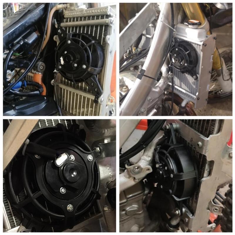 Geliştirilmiş Soğutma Fanı Basit Kurulum Radyatör Fanı Verimli Soğutma Fanı Plaj Araçları ve Motosikletler için Basit Kullanım