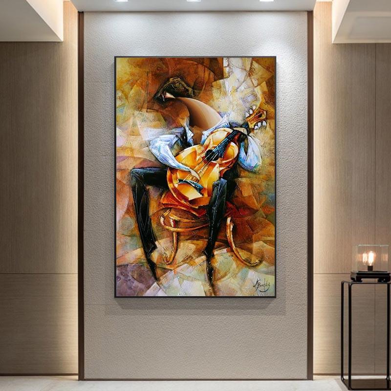 Abstract Painting Canvas Poster Wall Art Oil Painting Gift Colorful Decoration Bedroom Wall Picture