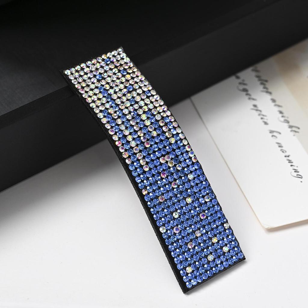 Beautiful Shiny Rhinestone Hairpins Creative Rectangular Hair Clips Woman's Hair Accessories
