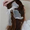 MERRYMOTIVE Organza Ruffle Ribbon Hair Pin (3colors)